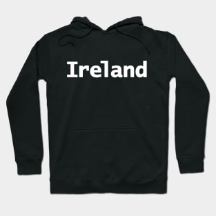 Ireland St Patricks Day Typography Hoodie